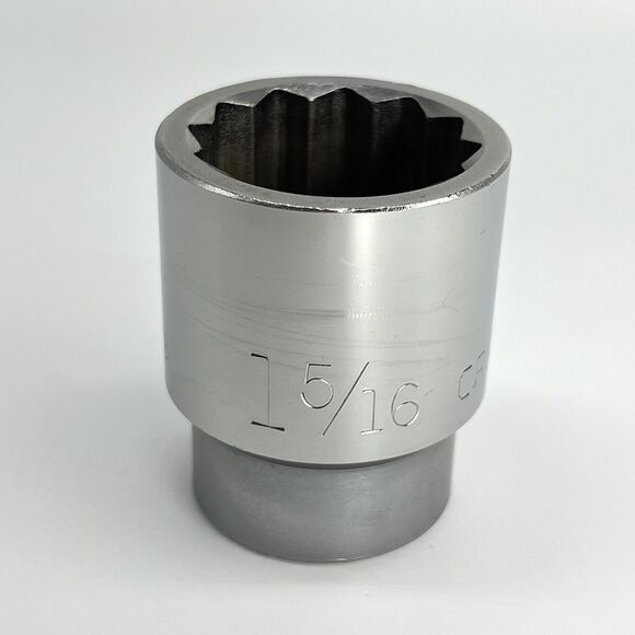 Vtg CRAFTSMAN 1-5/16” G-Series G-47778 SAE 3/4” Drive 12pt Socket Chrome USA EUC - Picture 1 of 15